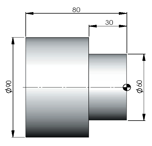 EXEMPLO O2000[PICAPAUG74] G40G28U0W0 T0101 S600M3 G0X0Z10 G74R3 G74Z-85Q12000F.3 G0Z10 G28U0W0 M30 A furação será executada até o comprimento 85mm, com incremento de 12mm.