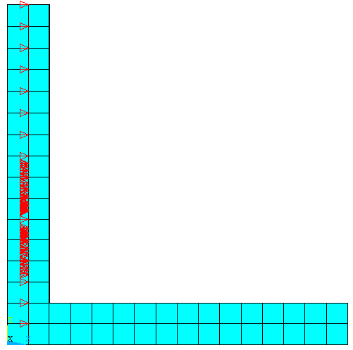 85 Figura 5.7 (c) - aplicação de restrições, na direção da espessura, para um modelo de chapa Figura 5.