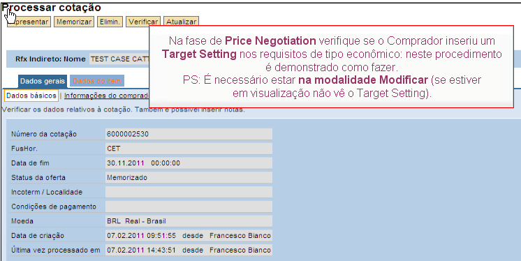 FIAT 3/04/20 Para Enviar nova cotação e visualizar preço target.