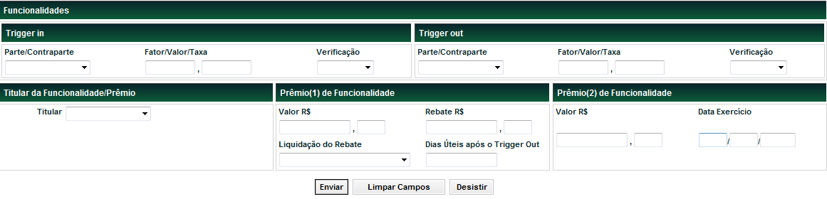 Lançamento Ao selecionar o botão Enviar, o sistema exibe uma tela de confirmação, onde o Participante pode conferir os dados inseridos, com a possibilidade de confirmação, correção ou desistência.