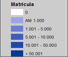 municípios brasileiros possuíam matrículas de graduação na rede