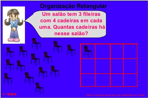 A Figura 17 mostra a tela inicial do sistema onde são visualizados dois caminhos a seguir: instruções de uso, onde o estudante verifica os objetivos do software, seus autores e material de estudo,