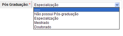 6 Caso se trate de um docente já vinculado à IES, será exibida uma tabela de vínculo na parte inferior da tela: Clique sobre para editar vínculo do docente com a IES. 1.5.