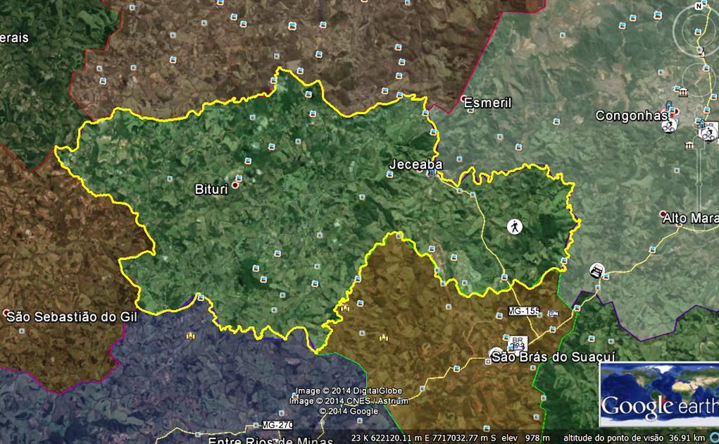 Números/Informações 6000 habitantes 50% área urbana 50% área rural Jeceaba- MG - Alto Paraopeba - Mineradora Área rural (1008 empregos diretos 20%) Extensão Territorial =