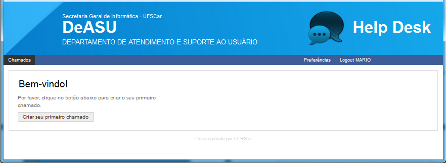 Acessar o Help Desk - SIn Esse sistema encontra-se no endereço http://helpdesksin.ufscar.br.