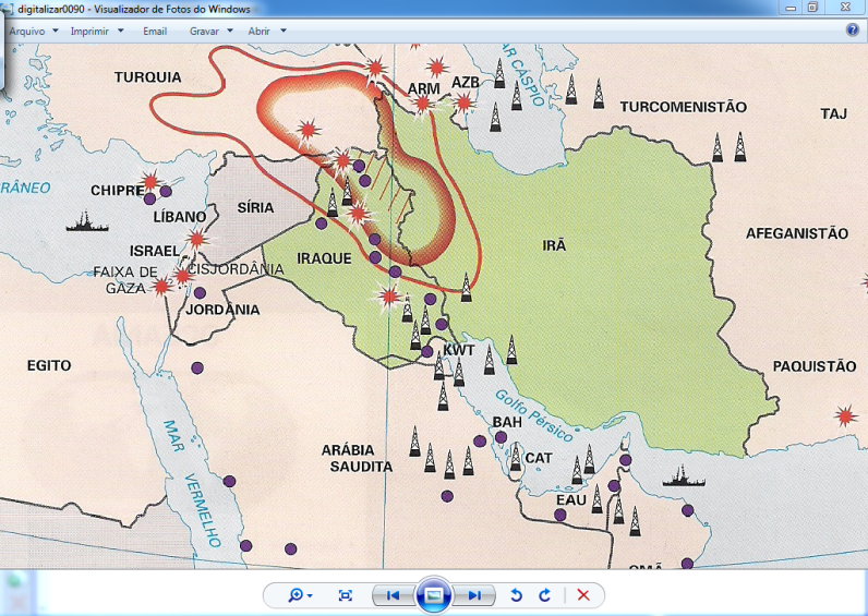 CONFLITOS NO GOLFO PÉRSICO (atlas pág. 89 + cap.