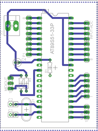 13 Figura 08 Circuito para o microprocessador 8051, feito no Eagle 7 Glossário Circuito Integrado: É abreviado por CI, é um dispositivo microeletrônico que consiste de muitos transistores e outros