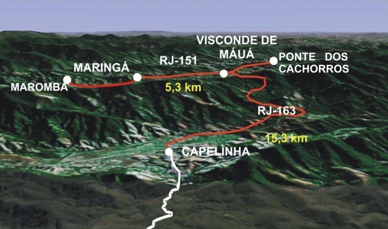 municípios de Itatiaia e Resende (RJ).