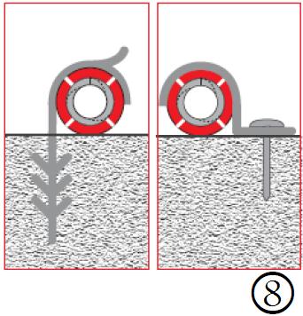 Para comprimentos maiores deve-se prever caixas de inspeção, favor nos contatar para maiores informações. O é instalado na superfície endurecida do concreto no eixo central da Junta (Fig. 5).