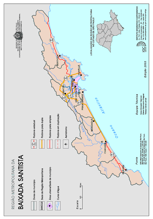 Isto quer dizer que cada 1 cm no mapa equivale a uma distancia real de 9 km.