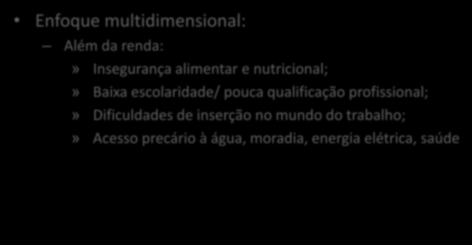 Como se mede a pobreza no Brasil?