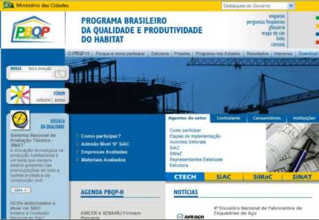 PBQP-H INMETRO Programas Setoriais da Qualidade EGT credenciada pelo PBQP-H e acreditada pelo