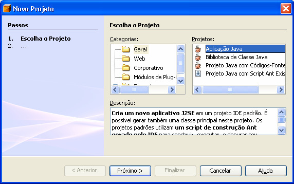 projeto e clique no Menu Executar > Executar Projeto Principal ou então utilize o atalho F6 no teclado.