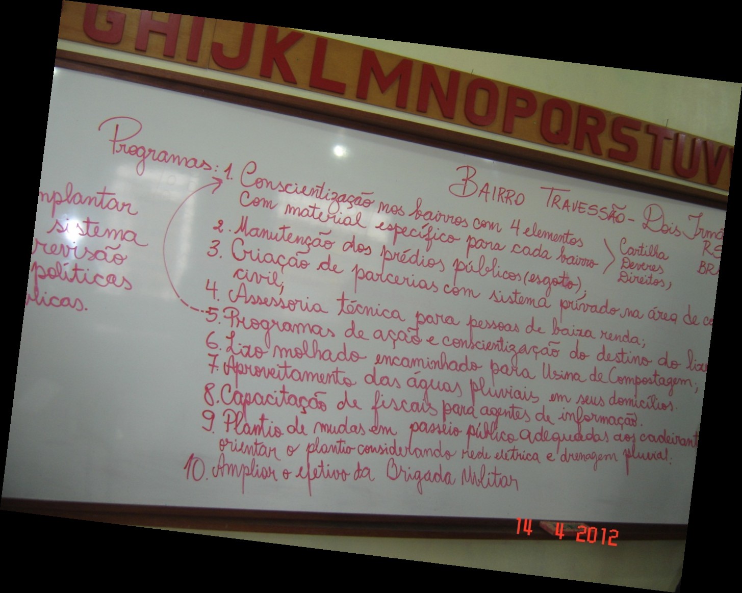 PROPOSTAS DE PROGRAMAS, PROJETOS E AÇÕES DESENVOLVIDAS NAS OFICINAS 1. 2. 3. 4.