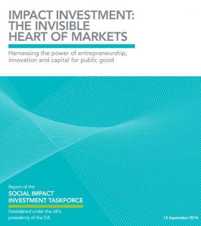 UMA TENDÊNCIA GLOBAL Em 2013, durante a Presidência do UK no G8, foi lançada uma Social Impact Investment Taskforce com o objectivo de juntar representantes do governo, sector privado e social dos