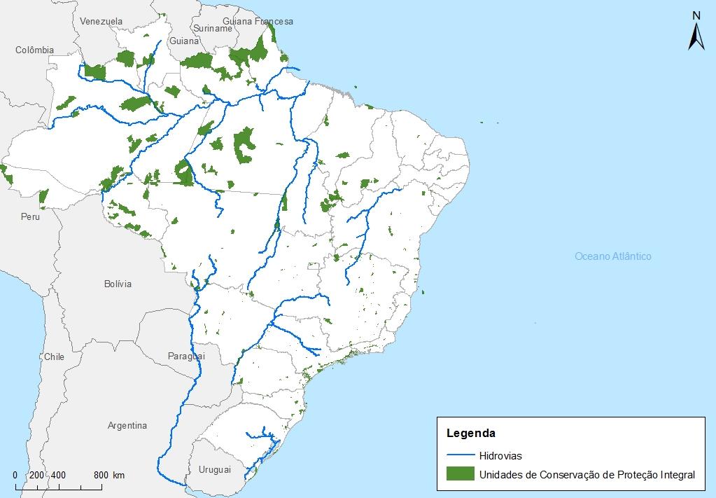 puderam ser definidas como propícias na falta de outras opções com acessos e próximas ao centroide.