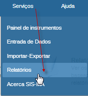 . Transmissão de dados Uso do Data Mart O Data Mart é um conjunto de tabelas de base de dados do SISMA usadas para visualizar os dados colhidos no sisma através das ferramentas de análise e relatório.