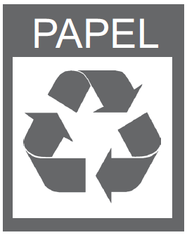 3 - A figura, abaixo, representa a possibilidade de reciclagem do papel utilizado pela população nas escolas, empresas e residências.