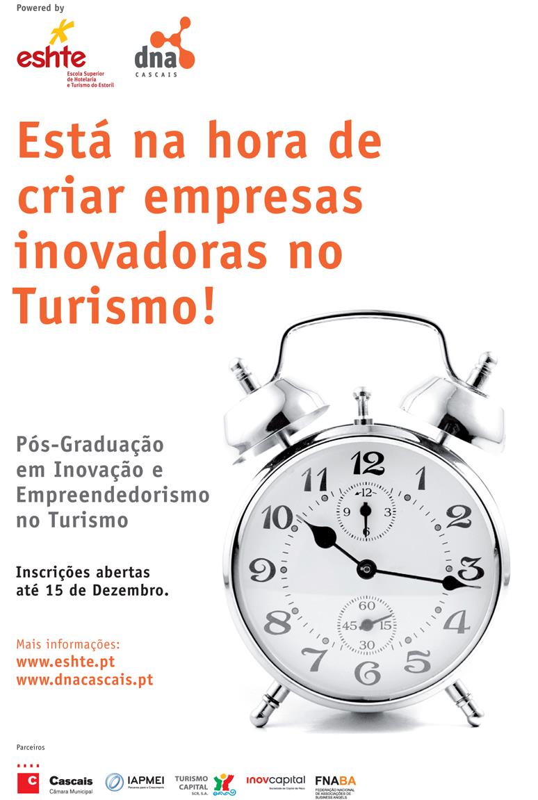 Programa de Empreendedorismo no Turismo 1ª Pós-graduação em criação de empresas em turismo concluída em