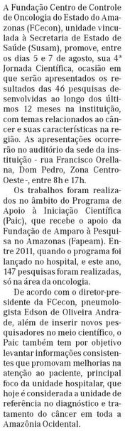 Clipping Eletrônico Segunda-feira dia 04/08/2015