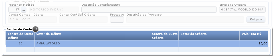 Ao acionar a tela, já é apresentada a empresa logada no sistema, a qual pode ser alterada se desejar.