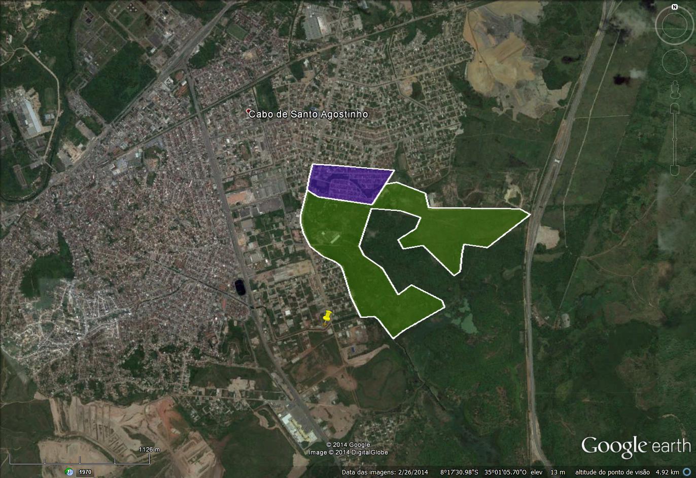 CABO DE SANTO AGOSTINHO - PE Área de intervenção Área de reassentamento Urbanização 87,8 milhões Em licitação 1