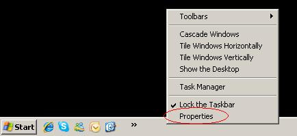 11. Ativando o Auto-Hide do Windows.