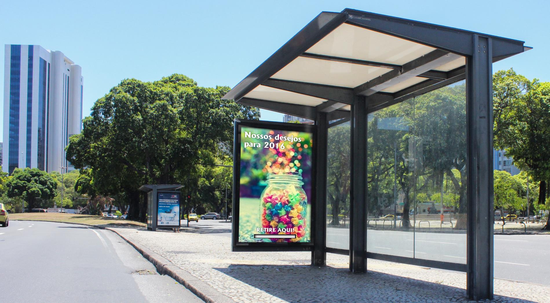 Mobiliário Urbano Vending machine de desejos A caixa