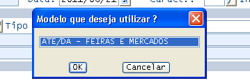 Para isso clicar em FORMULARIO E seleccionar 2- Gerar formulário