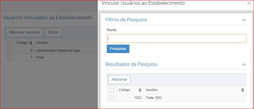 Os menus Parâmetros Tarefas, Parâmetros Financeiros, Parâmetros Tributação,