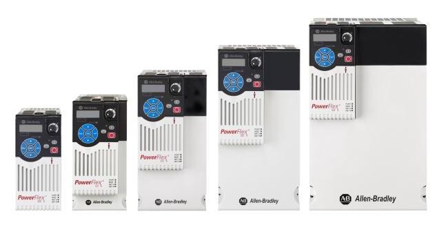 4 Família PowerFlex Série 520 Potência, controle, flexibilidade e características para uma ampla gama de aplicações Ideal para máquinas standalone e integração de sistemas simples Projeto modular