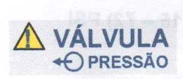 2. ESPECIFICAÇÕES TÉCNICAS 2.6 SIMBOLOGIA NO PRODUTO Etiqueta Identificação do Produto Etiqueta entrada água Etiqueta entrada de ar Etiqueta saída de pressão (filtro de Ar)! Atenção!