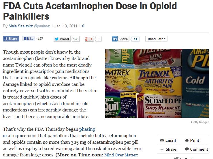 FDA reduz a dose