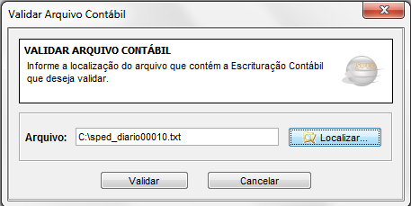 Programa Validador SPED Contábil http://www.receita.fazenda.gov.