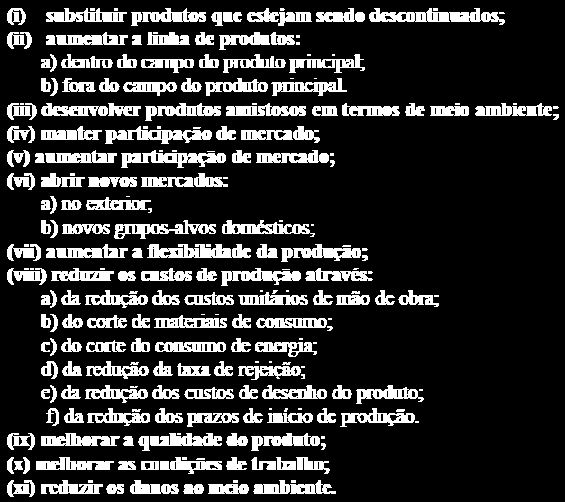 OBJETIVOS ECONÔMICO DA INOVAÇÃO 25 FONTE: OCDE.