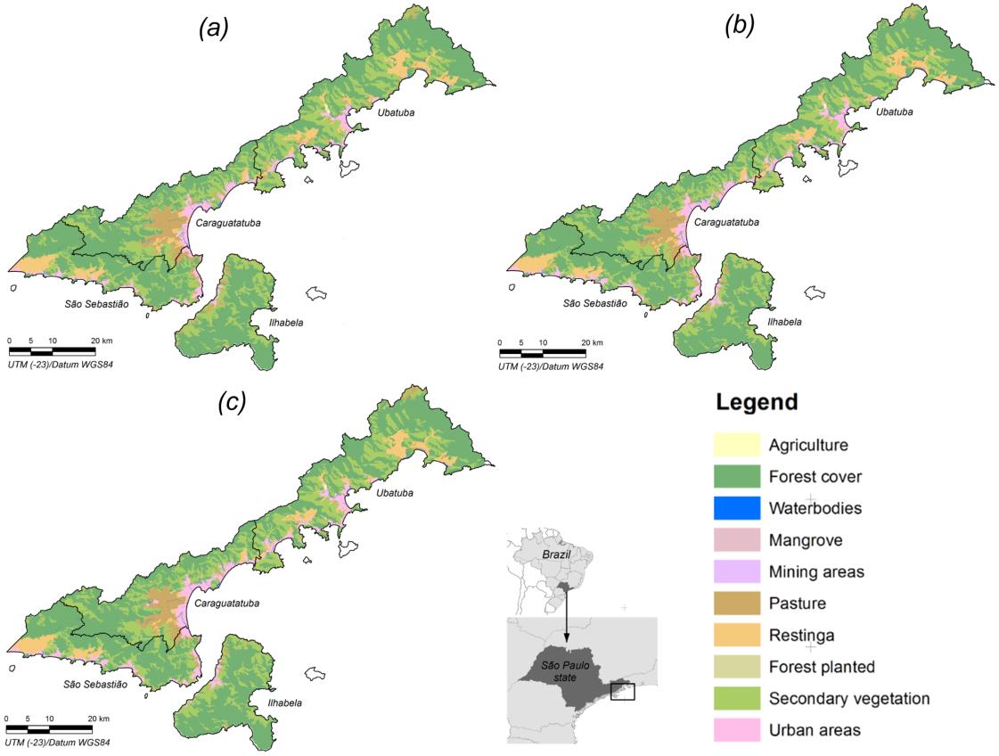 LAND USE AND COVER DYNAMICS IN NORTHERN COAST OF SÃO PAULO: CHANGES IN THE CARBON STORAGE Dinâmica de