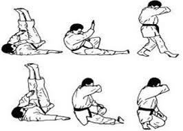 Ukemi-Waza (Técnicas de amortecimento de quedas) Os ukemis são importantes no Judô, pois foram criados para a proteção do judoca, quando ele é projetado de costas para o chão. 1.