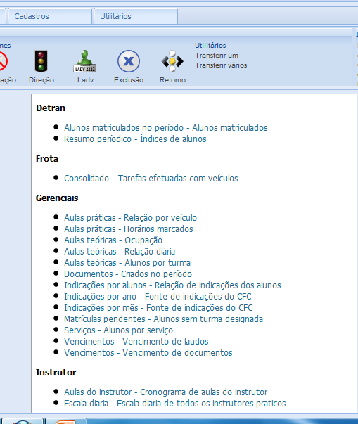 OPERACIONAL / IMPRESSÃO GERENCIAS ESTA OPÇÃO PERMITE A