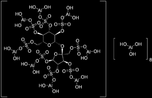 3 FÁRMACOS CITOPROTETORES Sucralfato Octanosulfato da sucrose com hidróxido de polialumínio Molécula