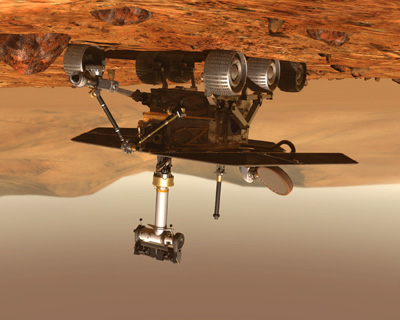 Exemplos de Sistemas Realimentados Opportunity em Marte, 2004: veículo