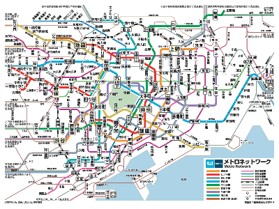 Metrô de Tóquio (Eidan 9 linhas e