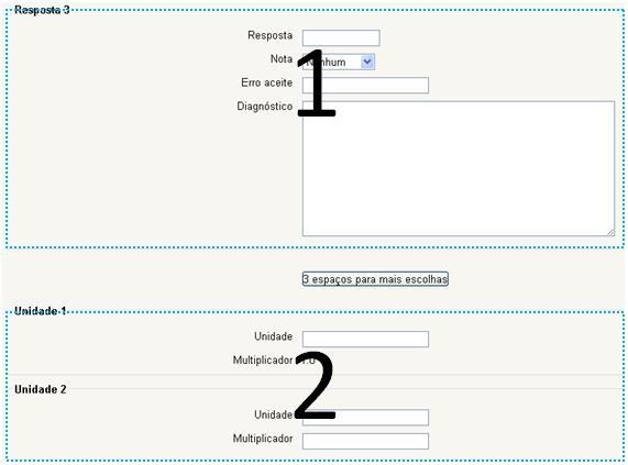 Figura 21 Criação de uma pergunta numérica 1.