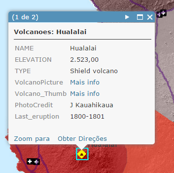 As camadas de mapa que são usadas como uma referência geral ou como fundo são melhor exibidas sem pop-ups.