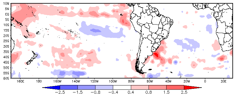 Figura 2. Temperatura Mínima, Temperatura Máxima e anomalias no mês de setembro/2014.