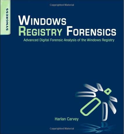 REFERÊNCIAS BIBLIOGRÁFICAS Deeper into the Windows Registry (http://www.techsupportalert.com/content/deeper-windows-registry.htm) Forensic Analysis of the Windows Registry (http://citeseerx.ist.psu.