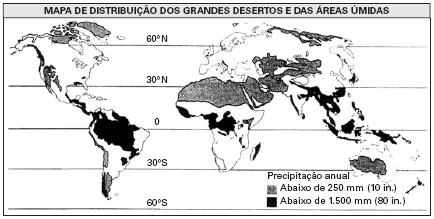 Exercícios com Gabarito de Geografia Brasil - Natural - Posição Geográfica 1) (URJ-2005) d) III e IV e) I, II e III 3) (ENEM-2005) A água é um dos fatores determinantes para todos os seres vivos, mas