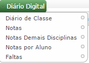 Diário Digital O menu DIÁRIO DIGITAL é composto pelos submenus: