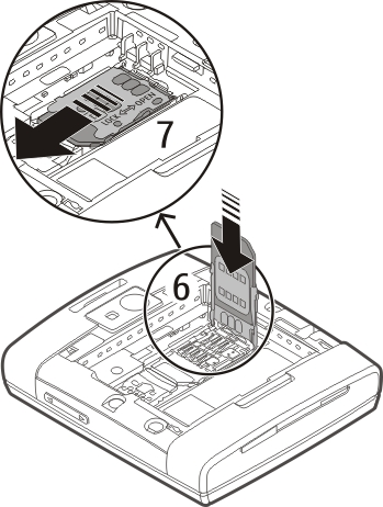 Introdução 13 4 Para destravar o compartimento do cartão SIM, empurre o para a direita. 5 Levante o compartimento do cartão SIM.
