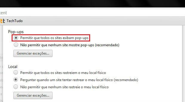 Desative o bloqueador de Pop-ups no Navegador Google Chrome + + +