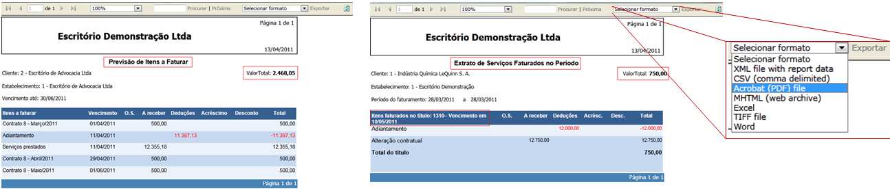 Já a aba Rateio é apenas informativa e não pode ser editada. A edição do rateio, se necessária, deve ser realizada através da tela de Cadastro de Lançamento em Conta Corrente.